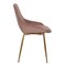Armen Living Heidi Blush Velvet Dining Accent Chair with Gold Metal Legs LCHESIGLDPNK - alternate 9